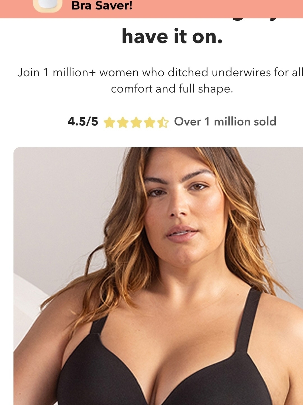 Shapermint True Kind Women’s Black T-Shirt Bra — Comfortable Everyday Support